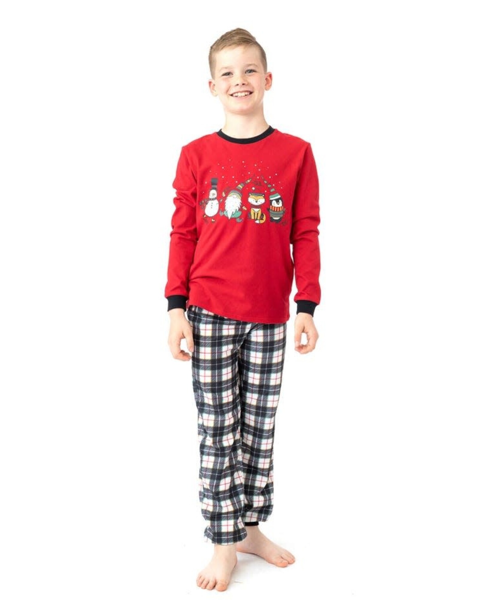 Noruk Fox Holiday Pajama Set