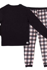 Noruk Black Plaid Mens Holiday Pajama