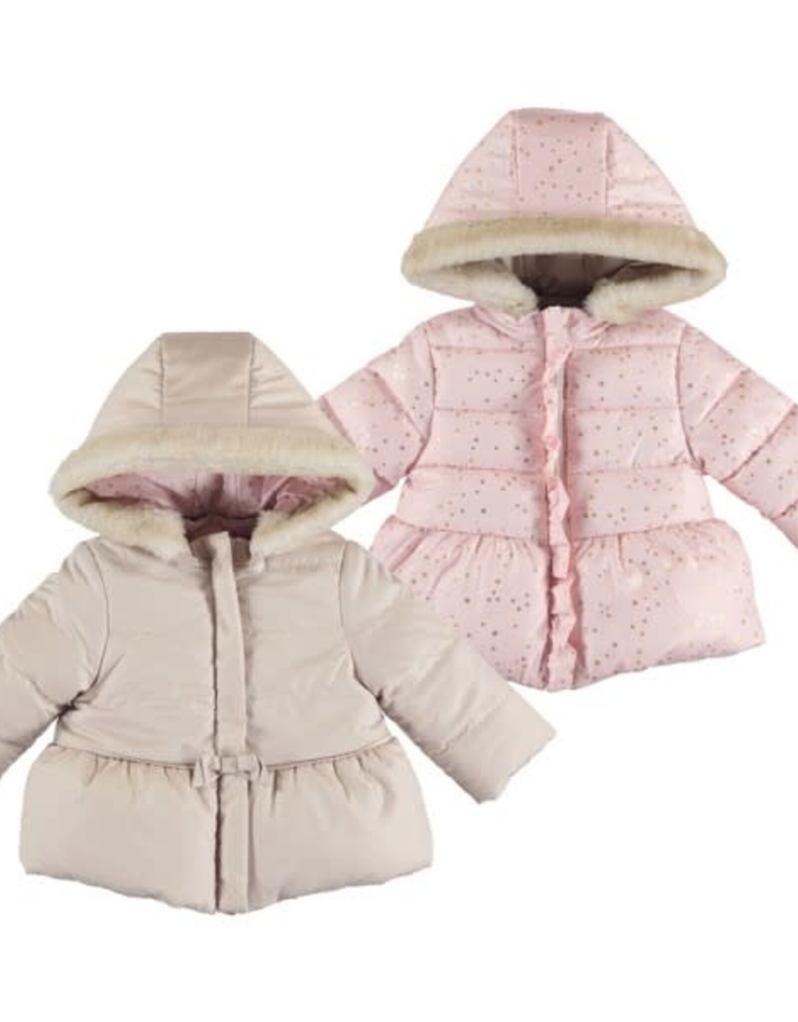 Mayoral Star Lined Reversible Winter Coat