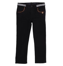 Noruk Black Pant w/Brown Accent (Button Waist)