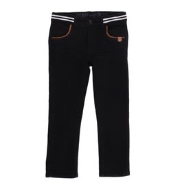 Noruk Black Pant w/Brown Accent (Button Waist)