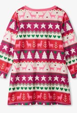 Hatley Holiday Fair Isle Long Sleeve Night Dress