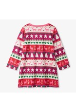 Hatley Holiday Fair Isle Long Sleeve Night Dress