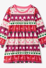 Hatley Holiday Fair Isle Long Sleeve Night Dress