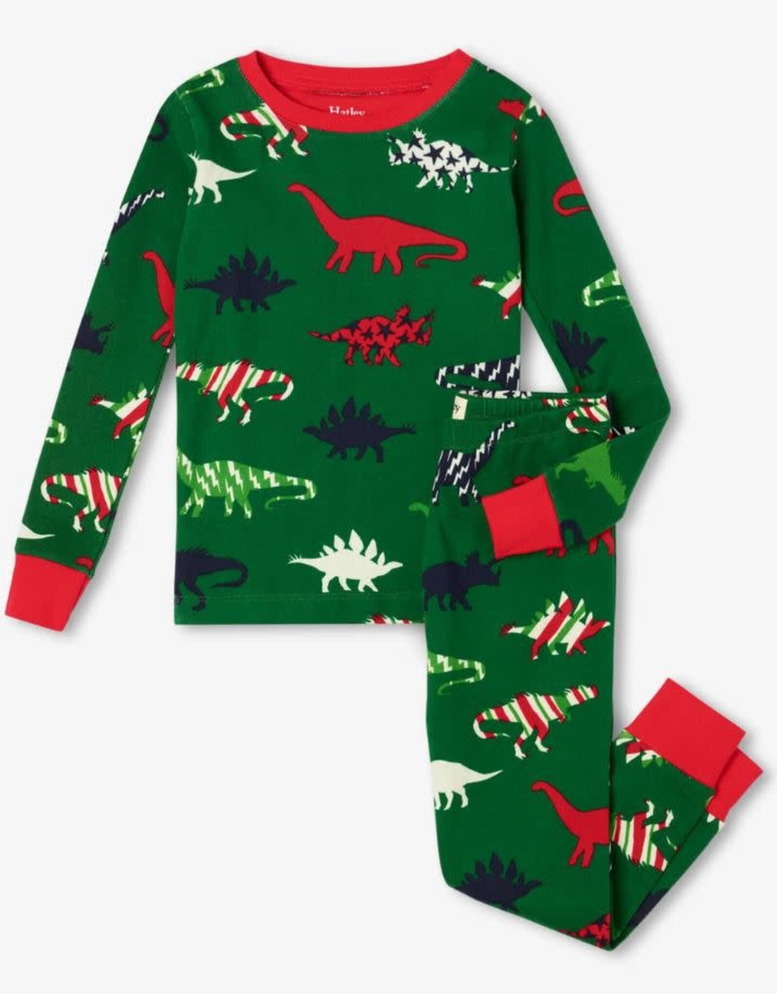 Hatley Festive Dinos Pajama Set