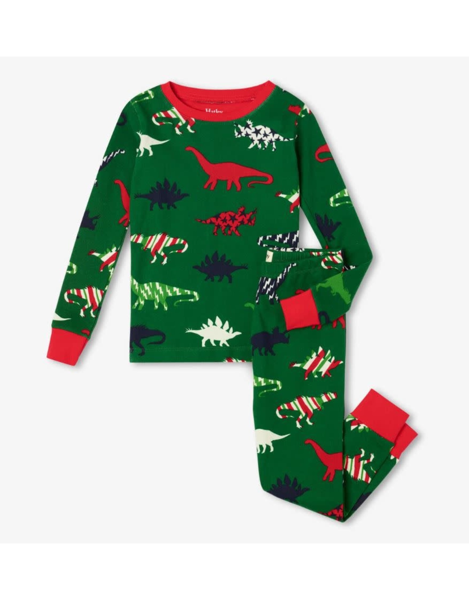 Hatley Festive Dinos Pajama Set