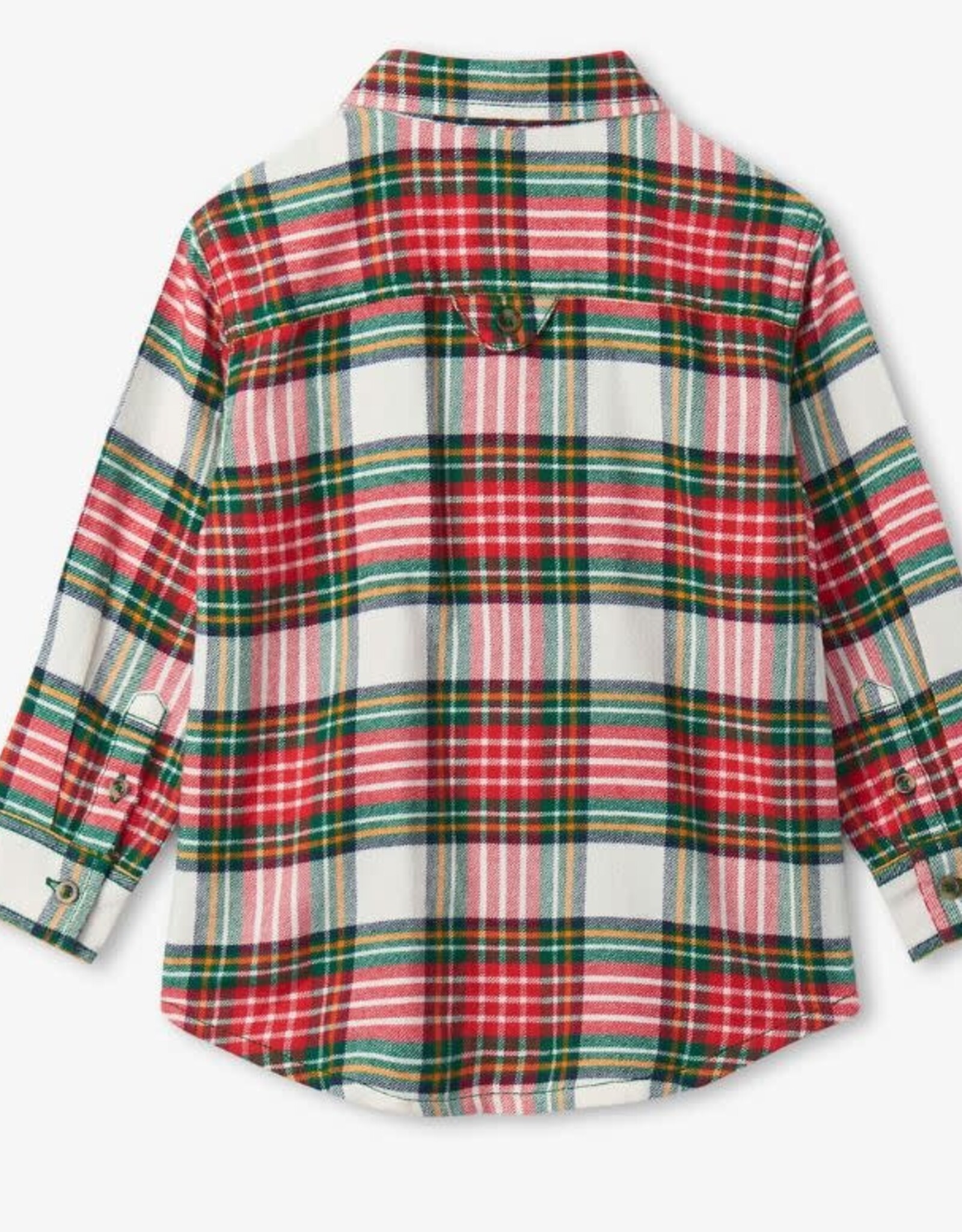 Hatley Festive Plaid Button Down Shirt