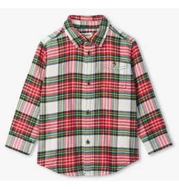 Hatley Festive Plaid Button Down Shirt