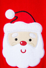 Little Me My First Christmas Striped Footie