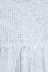 Little Me Grey Sparkle Tutu Bodysuit w/Headband