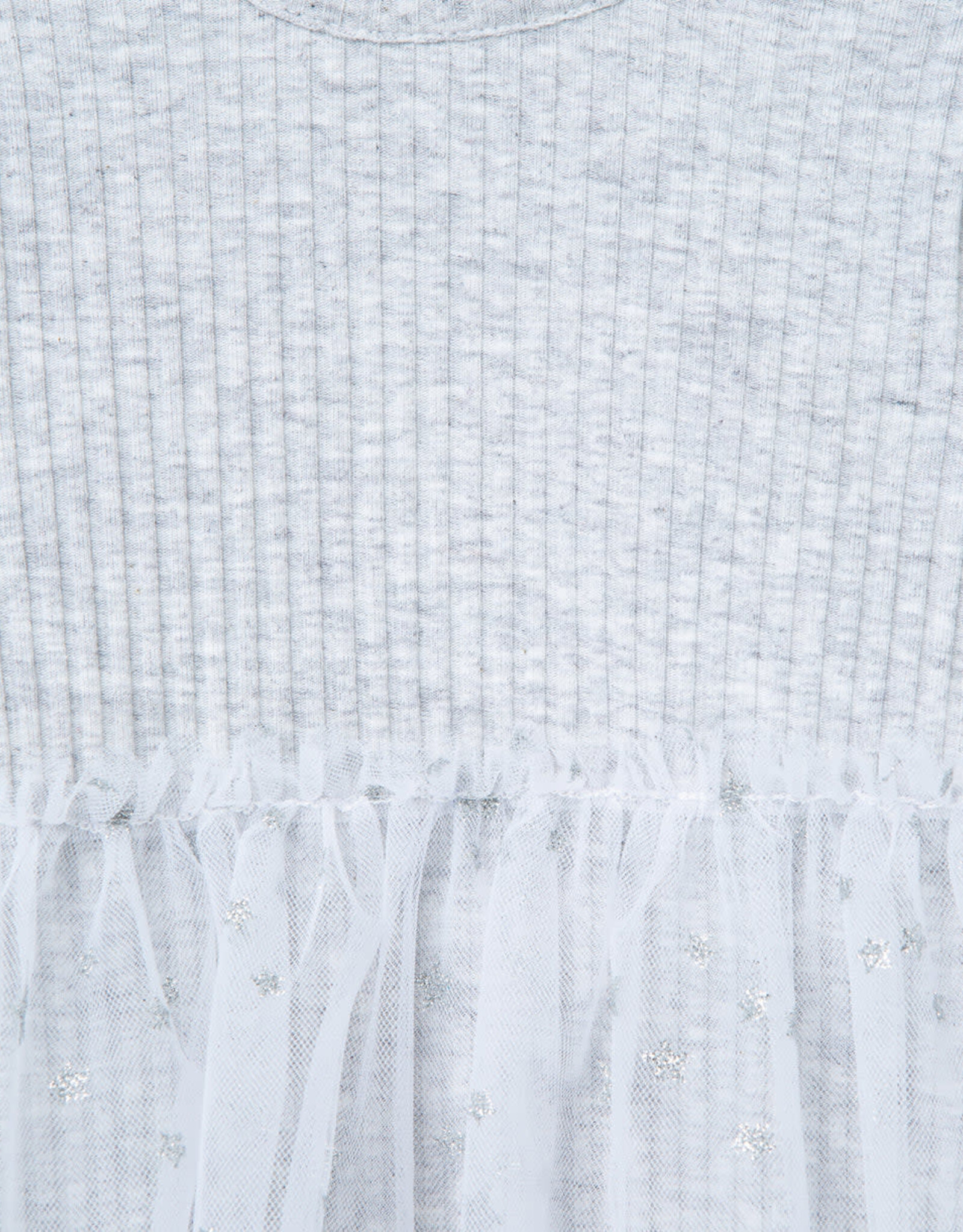 Little Me Grey Sparkle Tutu Bodysuit w/Headband