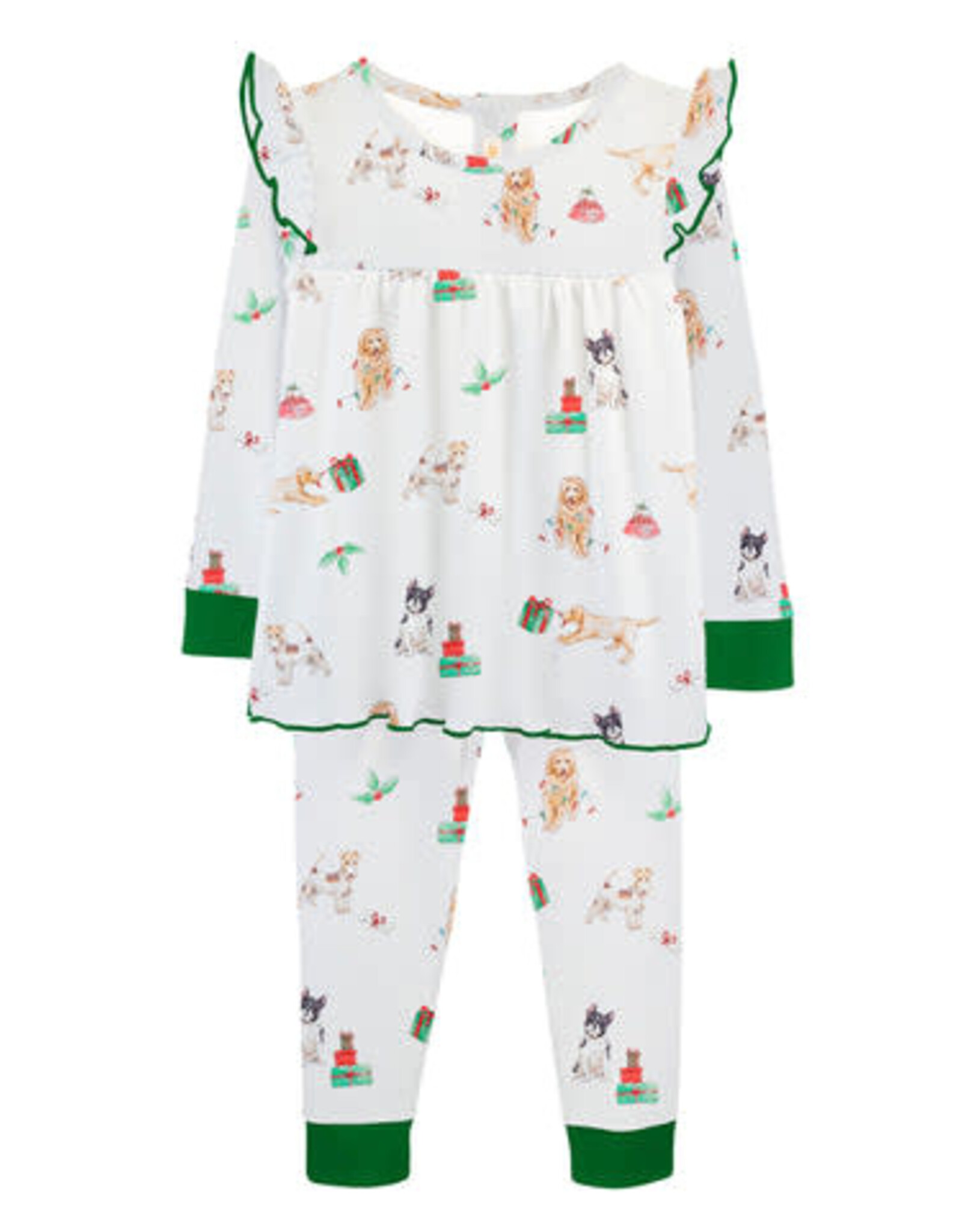 Baby Club Chic Christmas Doggie Set w/Ruffle