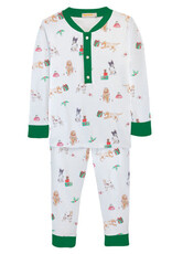 Baby Club Chic Christmas Doggie Kid Set Long Sleeve