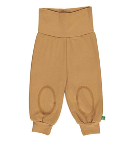 Green Cotton Alfa Baby Pants in Biscuit