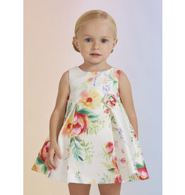 Abel & Lula Peony Toddler Mikado Dress