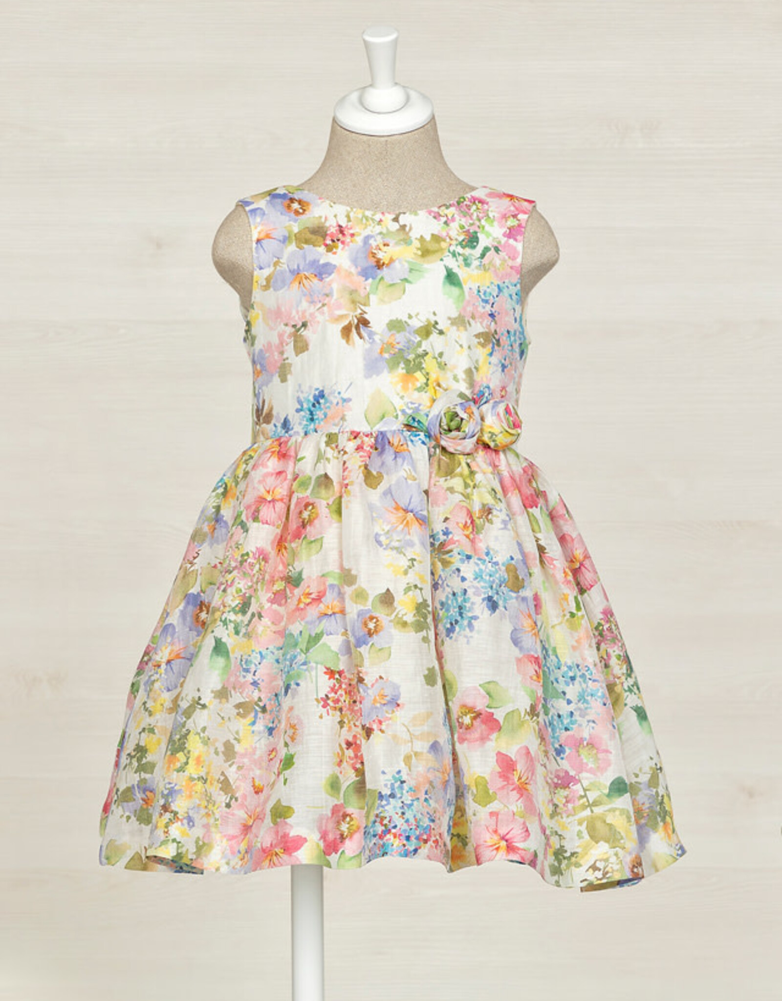 Abel & Lula Anise Linen Dress