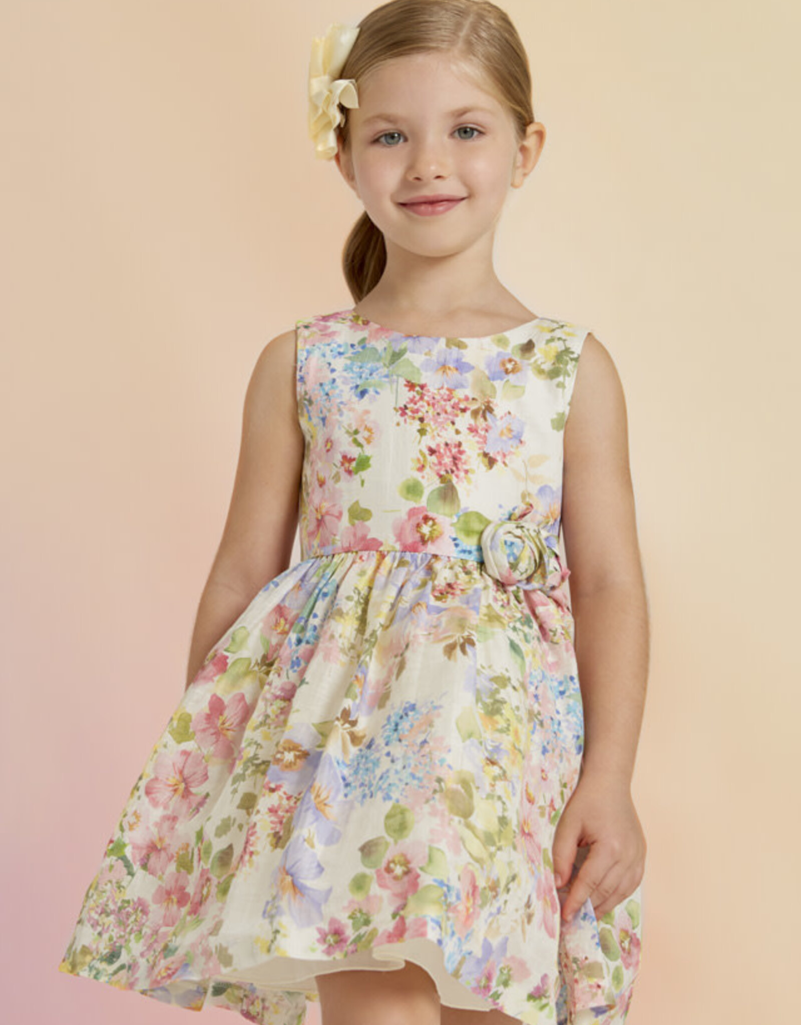 Abel & Lula Anise Linen Dress