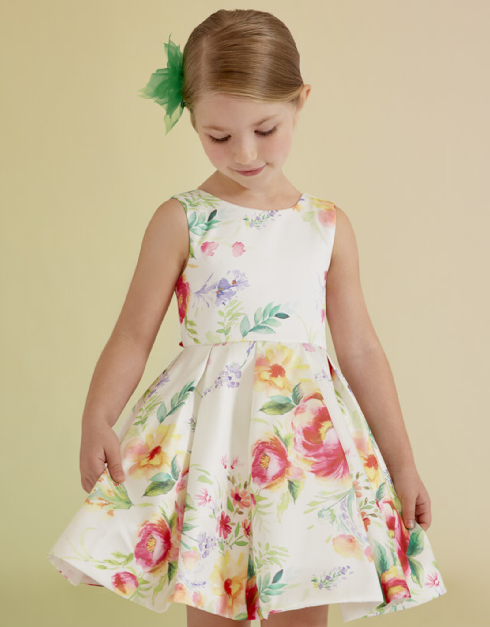 Abel & Lula Peony Mikado Dress