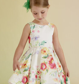 Abel & Lula Peony Mikado Dress