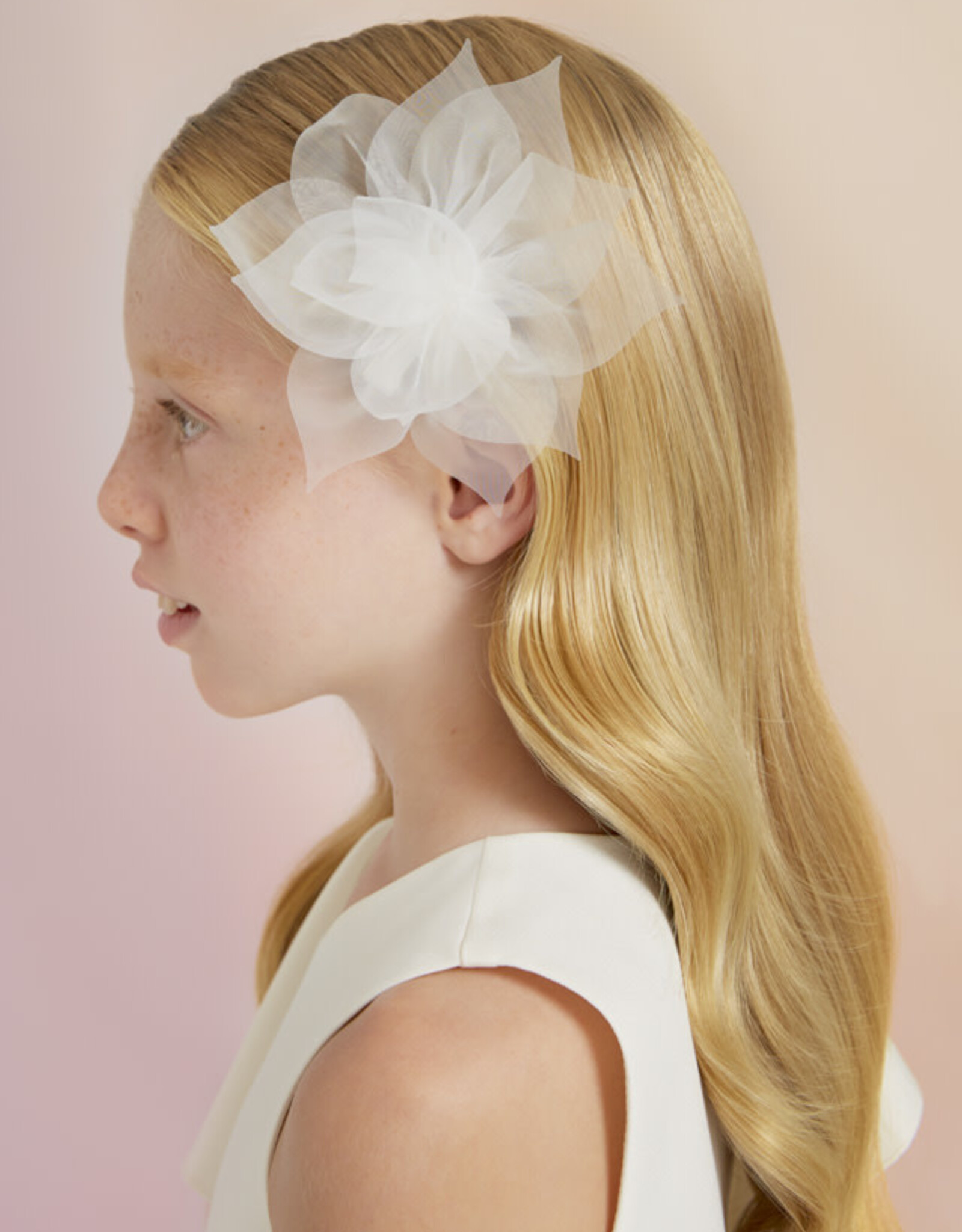 Abel & Lula White Flower Hair Clip