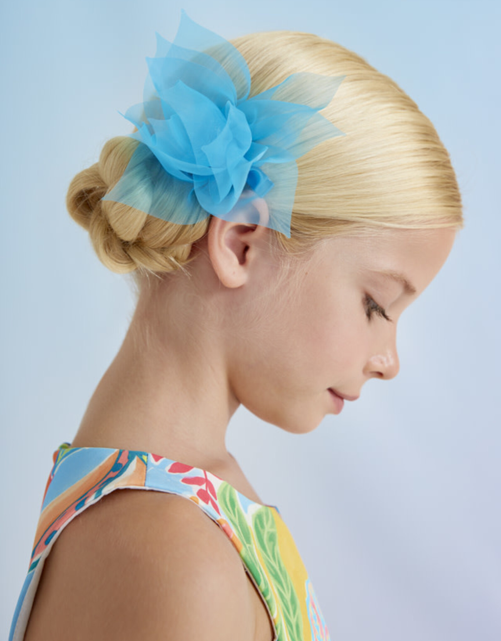 Abel & Lula Turquoise Flower Hair Clip