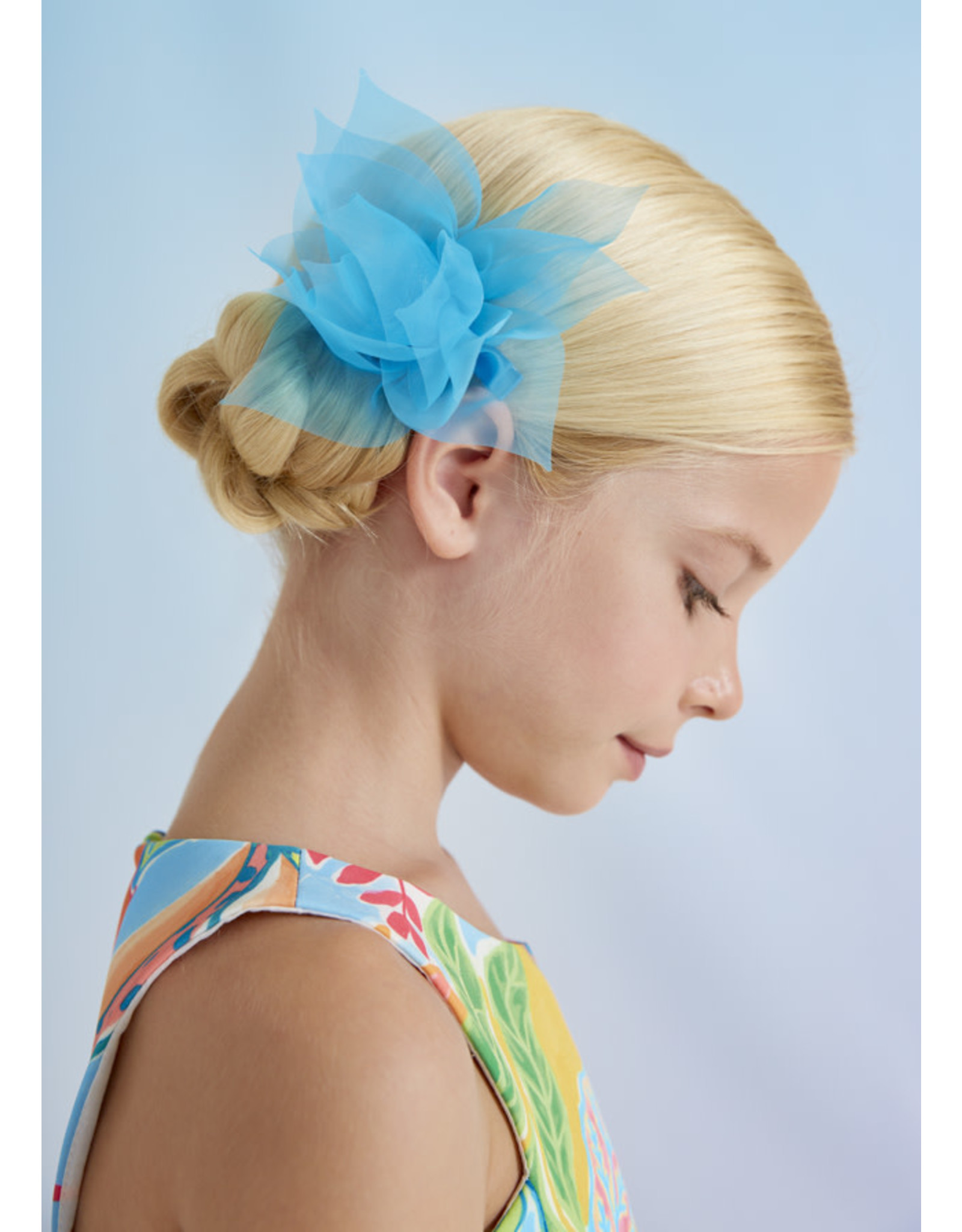 Abel & Lula Turquoise Flower Hair Clip