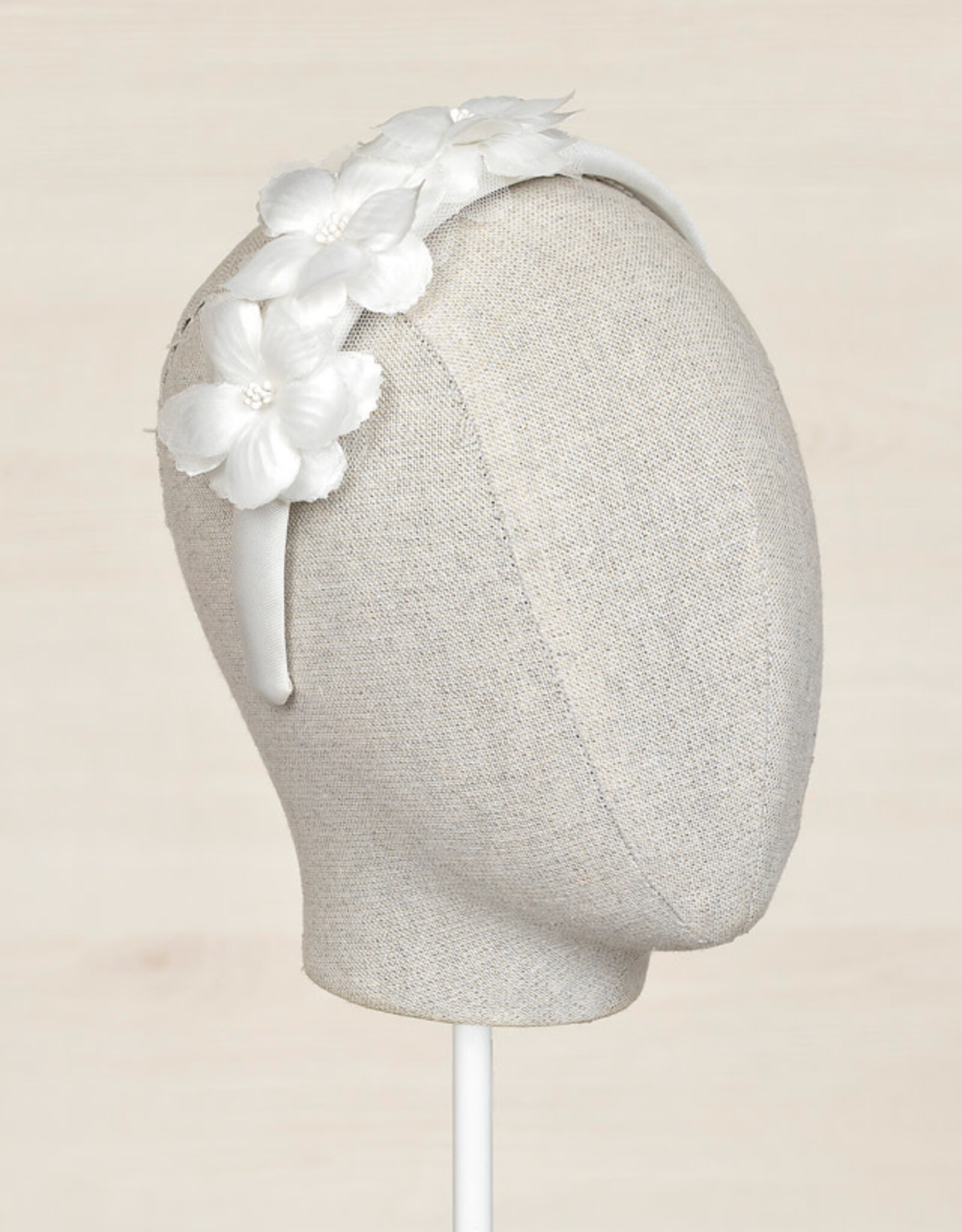 Abel & Lula White Flower Headband