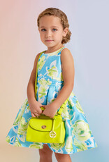 Abel & Lula Lime Satchel Bag