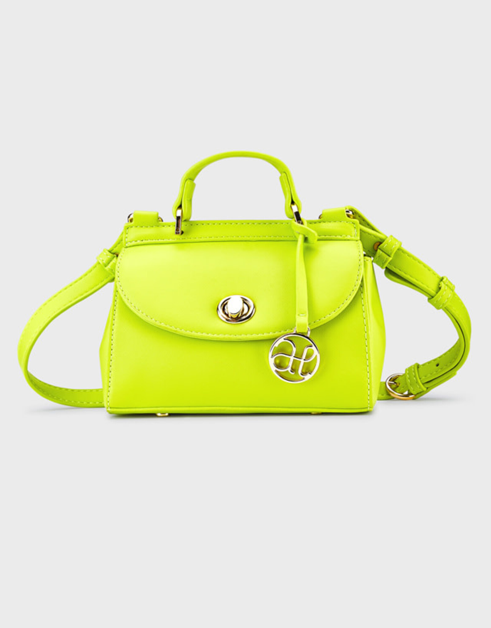 Abel & Lula Lime Satchel Bag