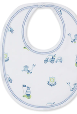 Kissy Kissy Blue Hole in One Bib