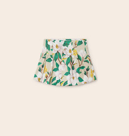 Mayoral Beige Patterned Skort