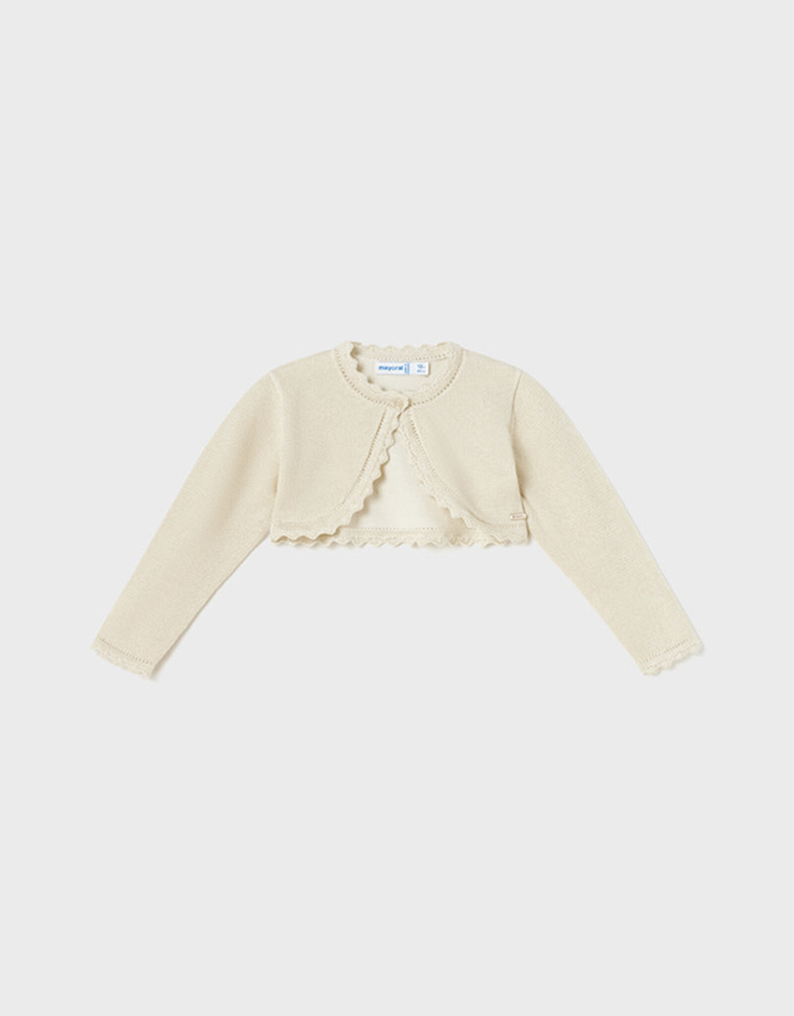 Mayoral Champagne Knit Cardigan