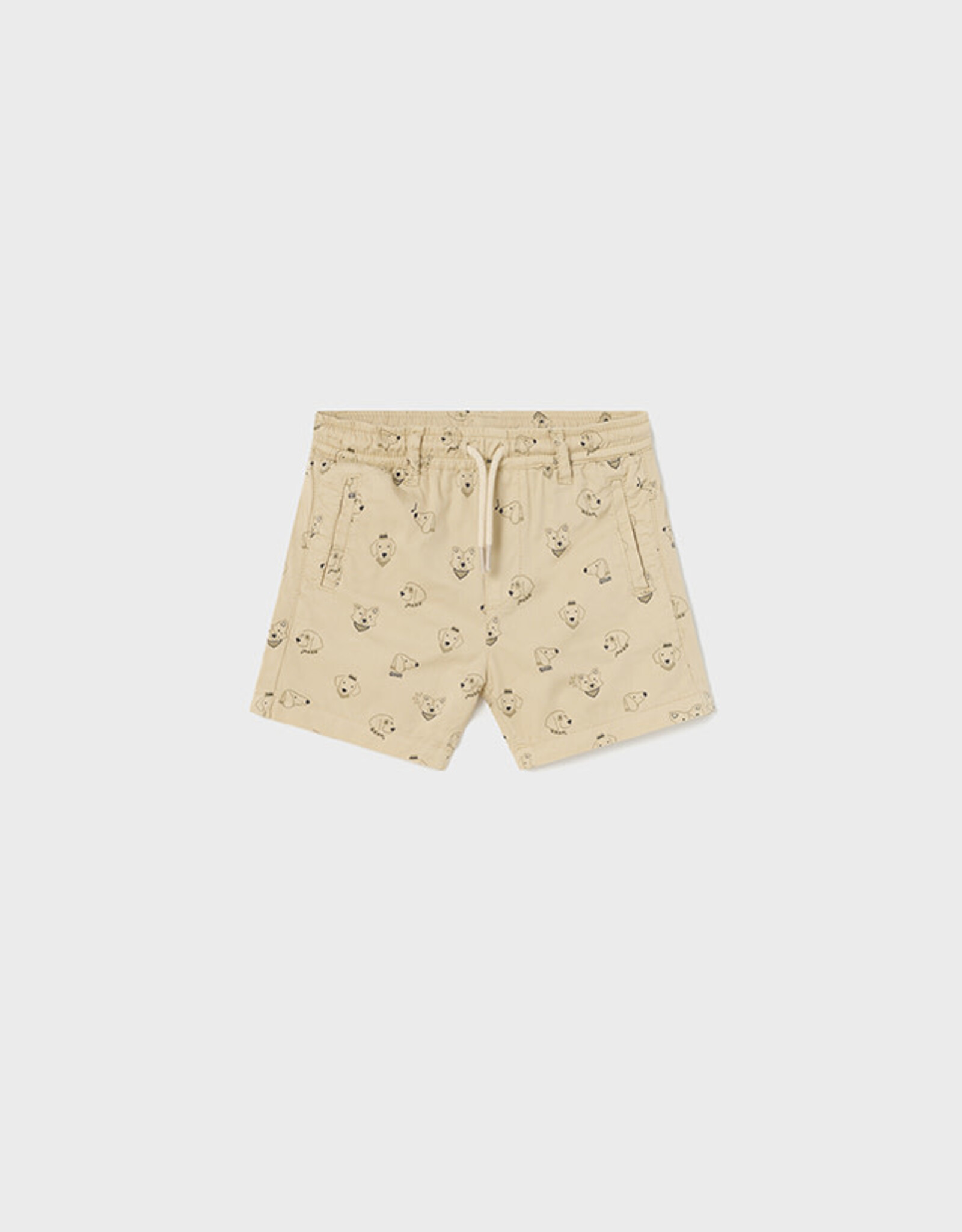 Mayoral Beige Puppy Jogging Shorts