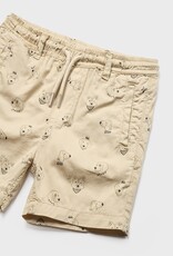 Mayoral Beige Puppy Jogging Shorts