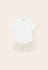 Mayoral Oat Dressy Linen Short Set