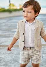 Mayoral Oat Dressy Linen Short Set