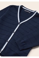 Mayoral Navy Knit Dressy Cardigan