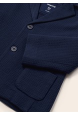 Mayoral Navy Seersucker Blazer