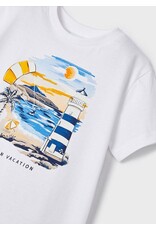 Mayoral White Vacation T-Shirt