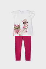 Mayoral Hibiscus Camel Legging Set