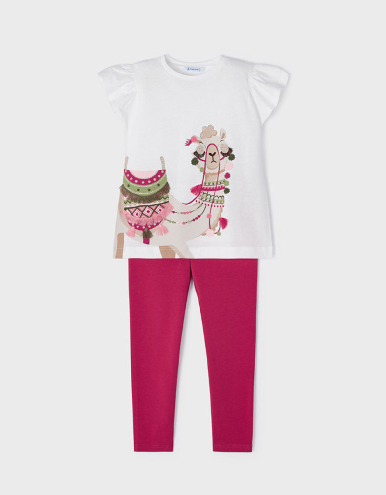 Mayoral Hibiscus Camel Legging Set