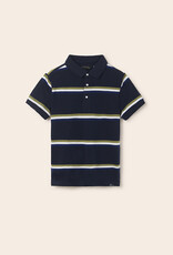 Mayoral Navy Stripe Polo