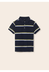 Mayoral Navy Stripe Polo