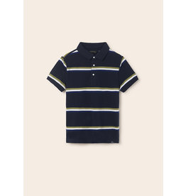 Mayoral Navy Stripe Polo