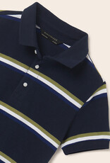 Mayoral Navy Stripe Polo