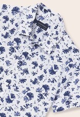 Mayoral White-Navy Tropical Shirt
