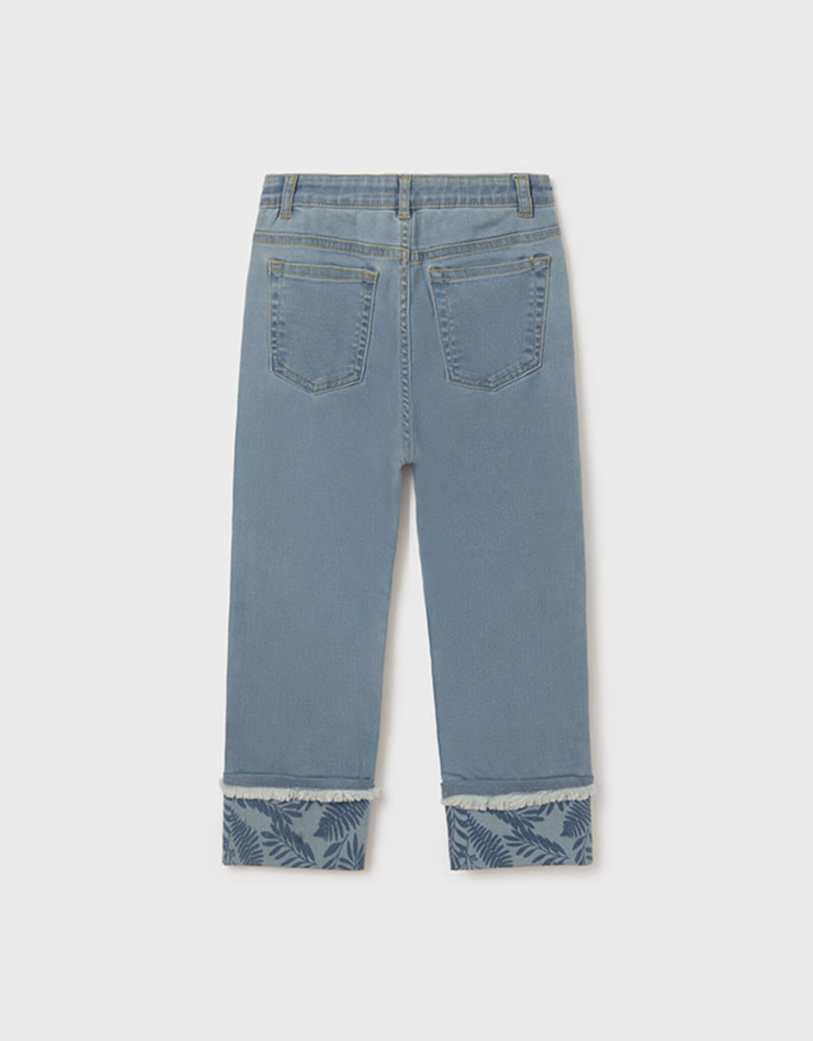 Mayoral Light Cropped Denim Pant