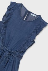 Mayoral Medium Denim Jumpsuit