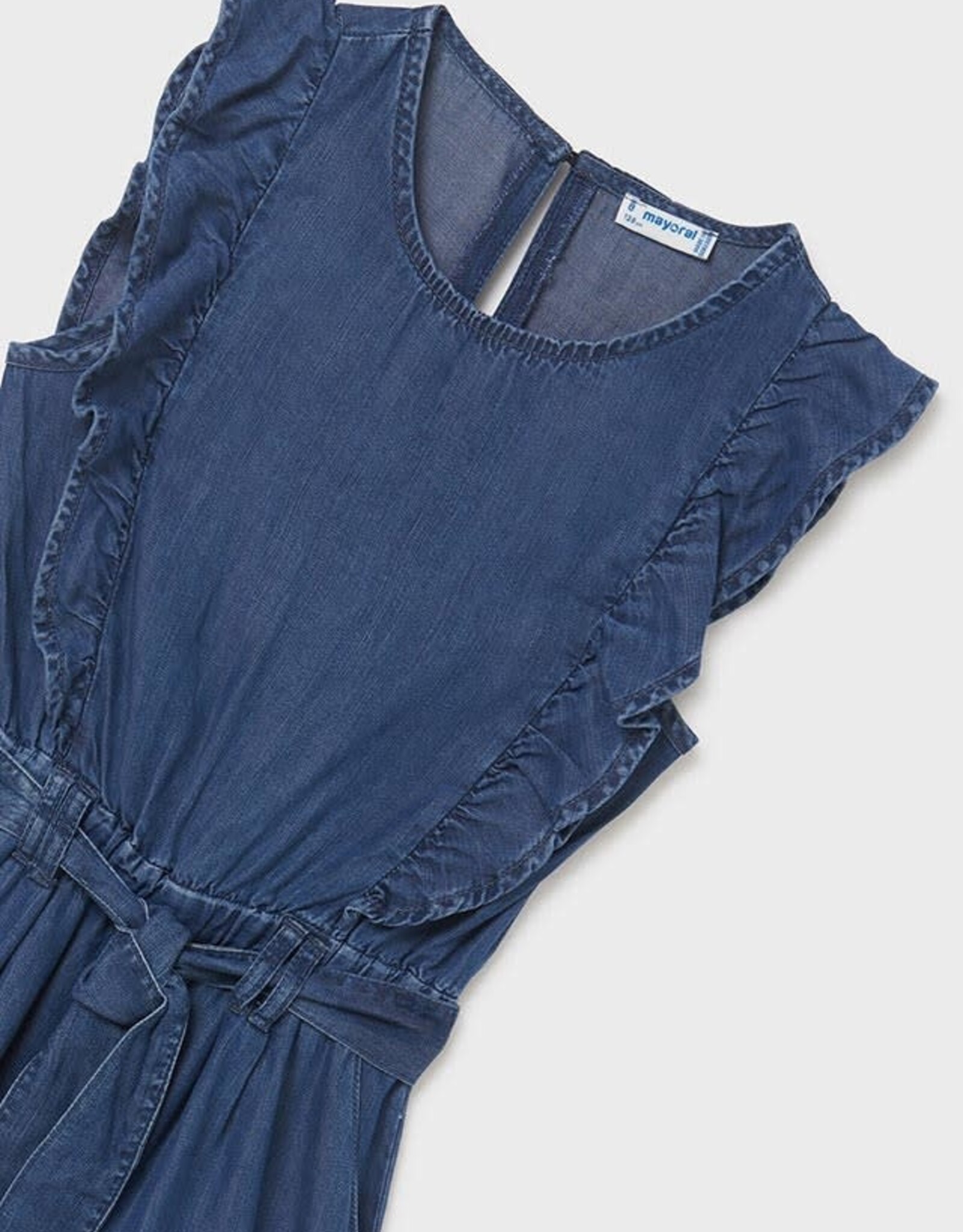 Mayoral Medium Denim Jumpsuit
