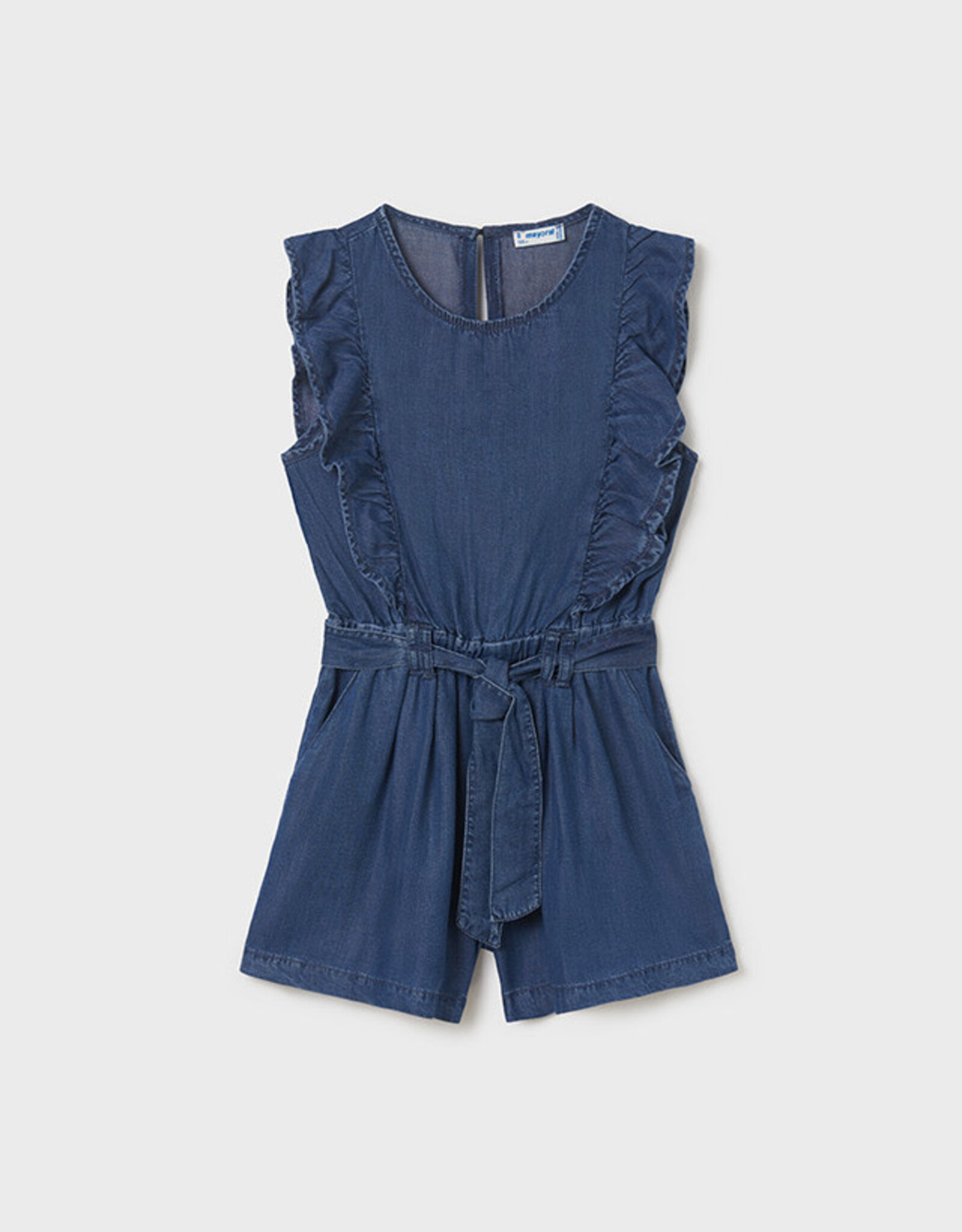 Mayoral Medium Denim Jumpsuit